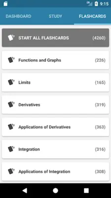 Calculus android App screenshot 2